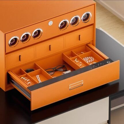 Blue Watch Winder – Automatic 4-Slot #5D3E